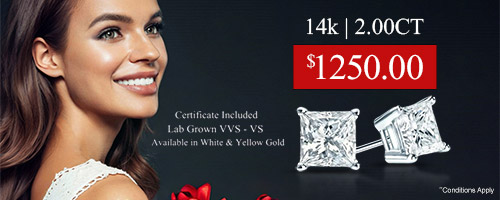 Lab Grown Earring Sale at Baggetts Jewelry